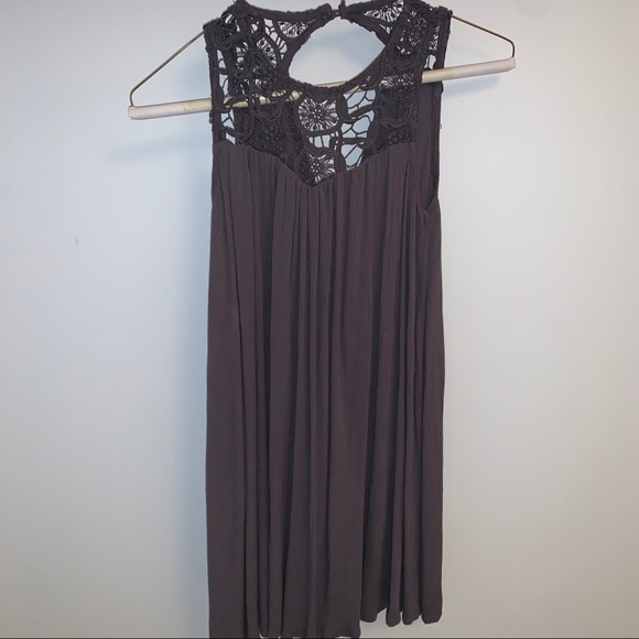 Tilly’s Grey Lace Shift Dress - Picture 1 of 2